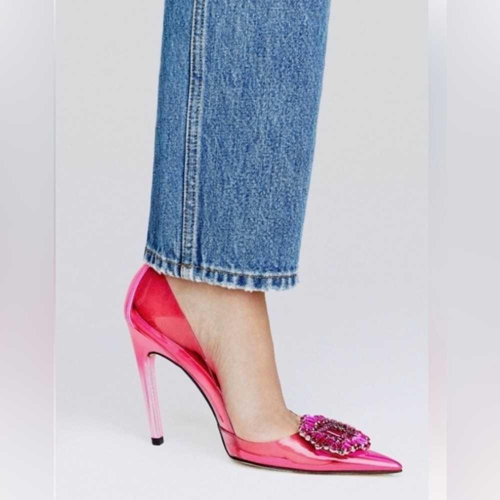 NIB HOT PINK CINDER-F*CKING-RELLA PUMP